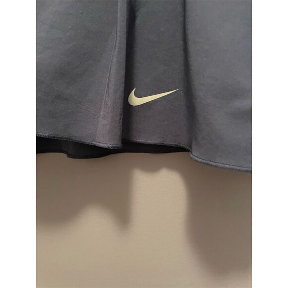 Nike Women's Blue Athletic Skirt L Dri-FIT Tennis Golf Built-in Shorts - Picture 4 of 8